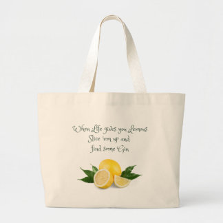 Grand Tote Bag Quand La Vie Vous Donne Des Citrons...
