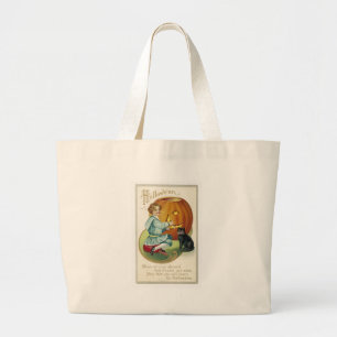 Grand Tote Bag Quand les sorcières abondent à Halloween
