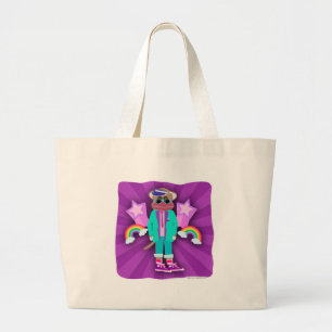 Grand Tote Bag Quatre-Vingt-Dix Singe De Choc