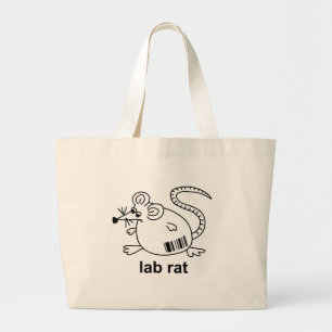 Grand Tote Bag Rat de laboratoire