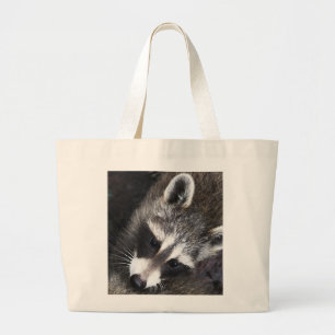 Grand Tote Bag Raton laveur fantaisie
