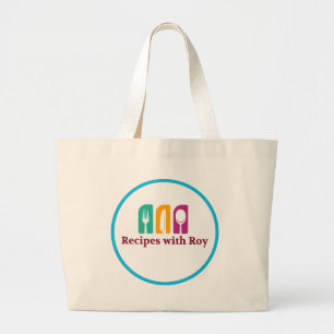 Grand Tote Bag Recettes avec Roy Jumbo Fourre-tout