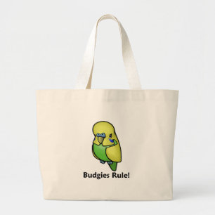 Grand Tote Bag Règle de perruches !