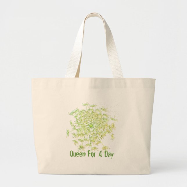 Grand Tote Bag Reine Pour Une Journée (Devant)