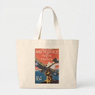 Grand Tote Bag Rejoignez le service aérien