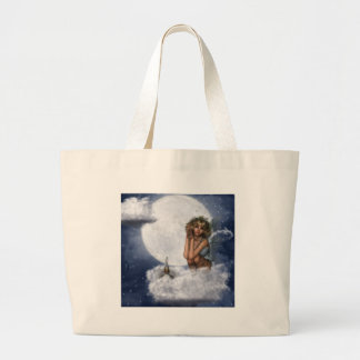 Grand Tote Bag Repos féerique sur un nuage