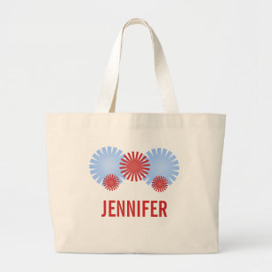 Grand Tote Bag Retro Fireworks Bag