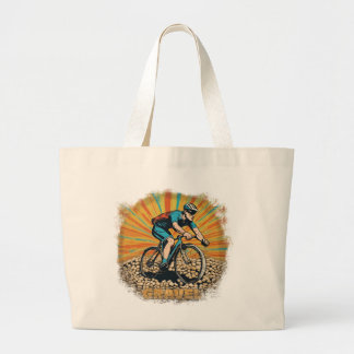 Grand Tote Bag Rider Vélo Gravel avec rayons du soleil
