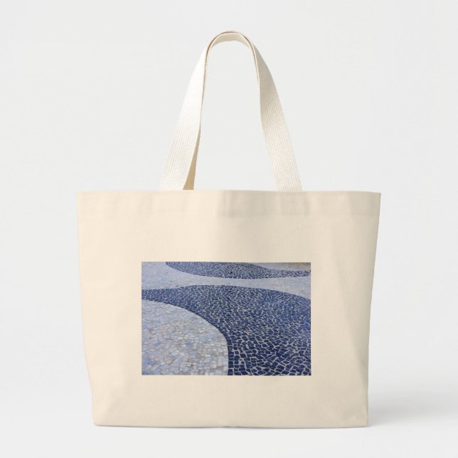 Grand Tote Bag Rio de Janeiro, plage de Copacabana (Devant)