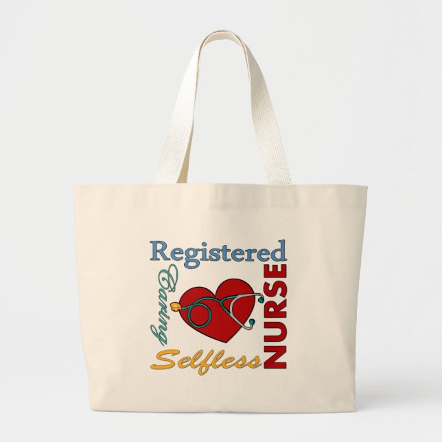Grand Tote Bag RN - Infirmier autorisé (Devant)