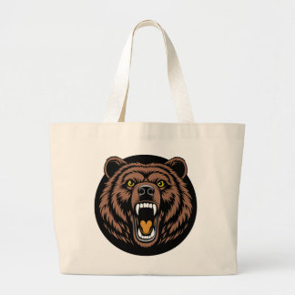 Grand Tote Bag Roaring Bear Power Emblem