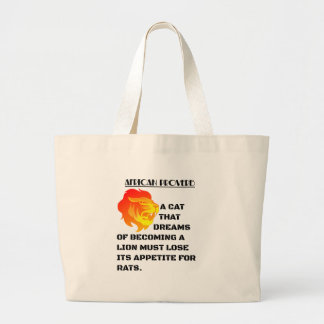 Grand Tote Bag Roaring Lion Head