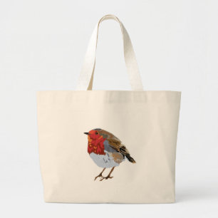 Grand Tote Bag Robin rouge génial