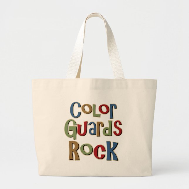 Grand Tote Bag Roche de gardes du drapeau (Devant)