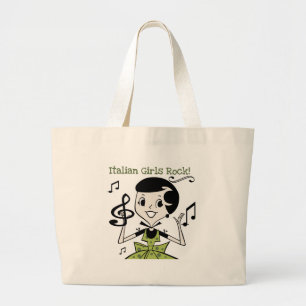 Grand Tote Bag Roche italienne de filles