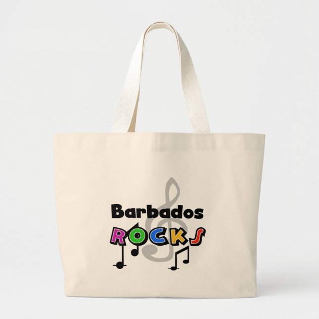 Grand Tote Bag Roches des Barbade (Devant)