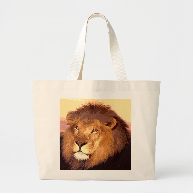 Grand Tote Bag Roi Lion (Devant)