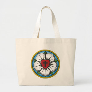 Grand Tote Bag rose de luther
