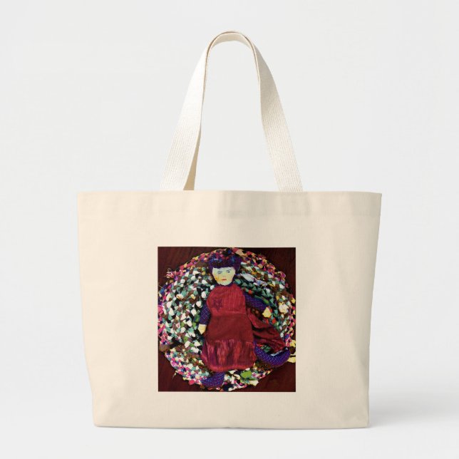 Grand Tote Bag Rubra la reine du Rag (Devant)