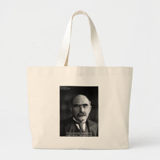 Grand Tote Bag Rudyard Kipling "Puppy Love" Citation Cadeaux Tee 