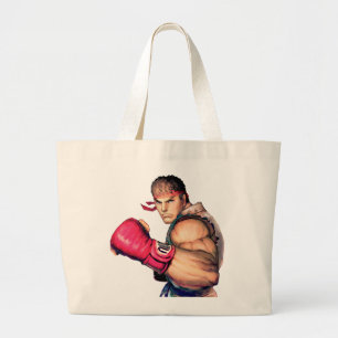 Grand Tote Bag Ryu avec le poing augmenté