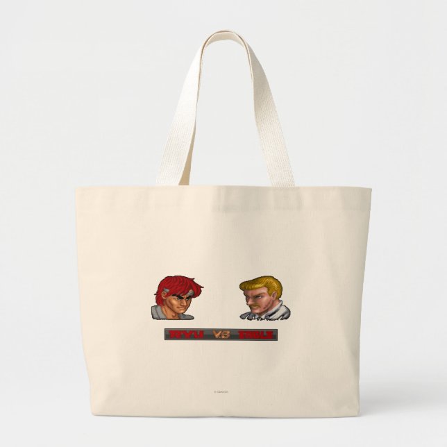 Grand Tote Bag Ryu contre Eagle (Devant)