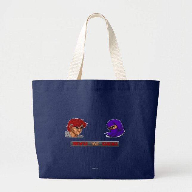 Grand Tote Bag Ryu contre Geki (Devant)
