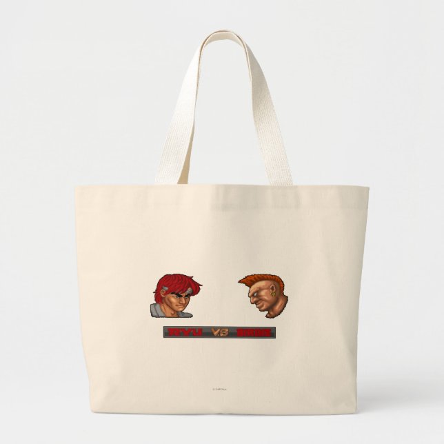 Grand Tote Bag Ryu contre la birdie (Devant)