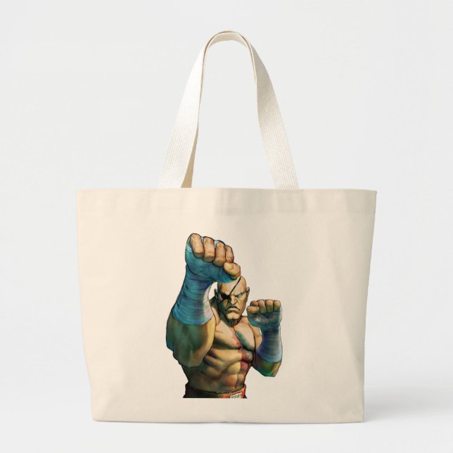Grand Tote Bag Sagat prêt à bloquer (Devant)