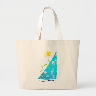 Grand Tote Bag Sail Away in turquoise...