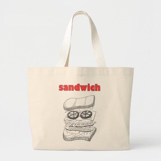 Grand Tote Bag Sandwich (Devant)