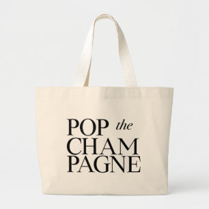 Grand Tote Bag Sautez la Champagne Fourre-tout