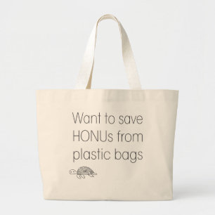 Grand Tote Bag Sauvez Honu