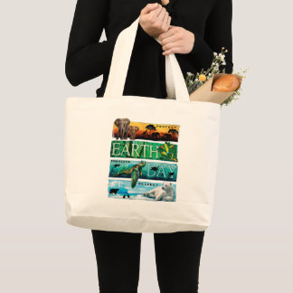 Grand Tote Bag Save The Planet