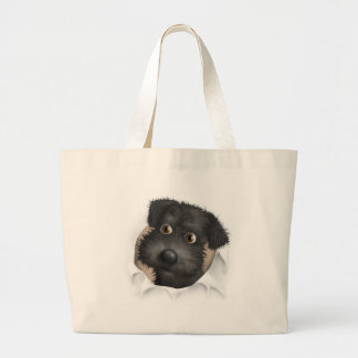Grand Tote Bag Schnoodle (noir) éclatant