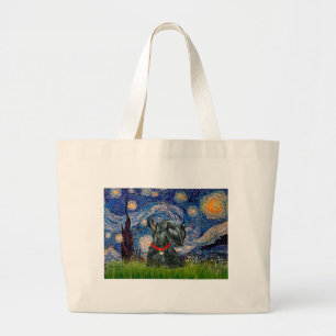 Grand Tote Bag Scottish Terrier 12c -Starry Night