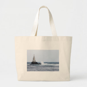 Grand Tote Bag Seascap with lighthouse