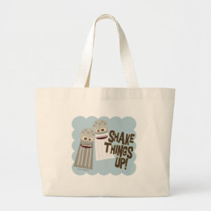 Grand Tote Bag Secouer les choses vers le haut Salt Poivre Pals C