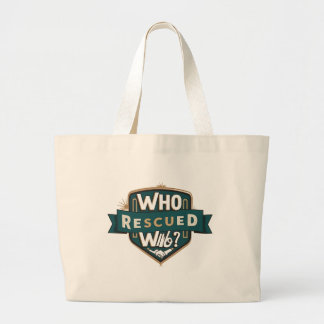 Grand Tote Bag Secourir l'histoire d'amour