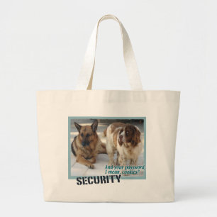 Grand Tote Bag SÉCURITÉ DU chien