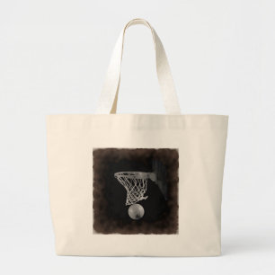Grand Tote Bag Sepia Basketball