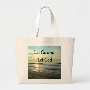 GRAND TOTE BAG SERENE ALLONS ET LAISSONS DIEU PHOTO OCÉAN