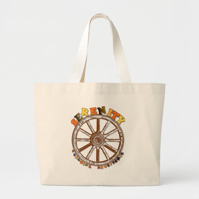 Grand Tote Bag Serenity - Peaceful Acceptance (Devant)