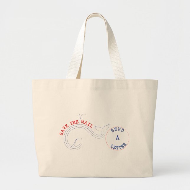 Grand Tote Bag Service de mini-messages ? Puh-bail (Devant)