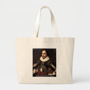Grand Tote Bag Shakespeare "Goodnight, Parting" Citation d'amour 