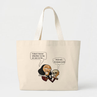 Grand Tote Bag Shakespeare Hamlet, être ou ne pas être