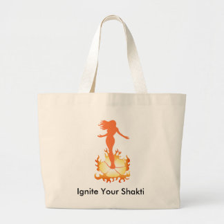 Grand Tote Bag Shakti_large, mettent à feu votre Shakti