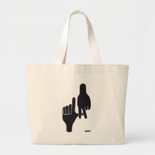 GRAND TOTE BAG SIGNE DE MAIN DE LA DE LOS ANGELES