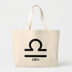 Grand Tote Bag Signe de zodiaque de Balance