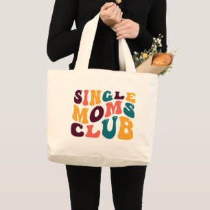 Grand Tote Bag Simple Moms Club Souvenir Style Rétro Super